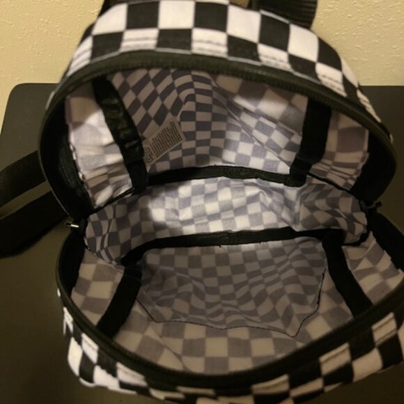 Vans Old Skool Black and White Checkered Mini Backpack Purse - Picture 5 of 10
